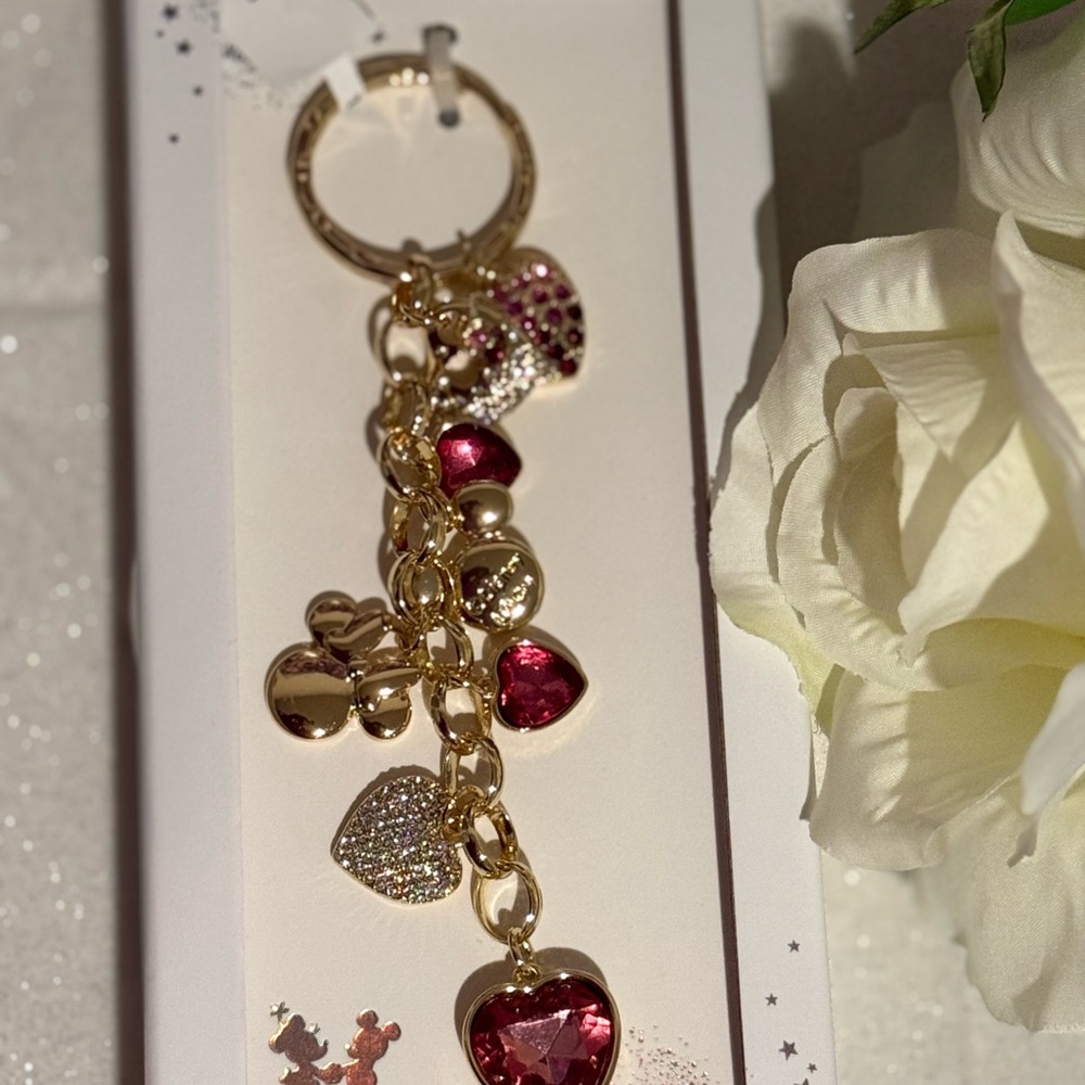 Disney Mickey and Minnie Keychain